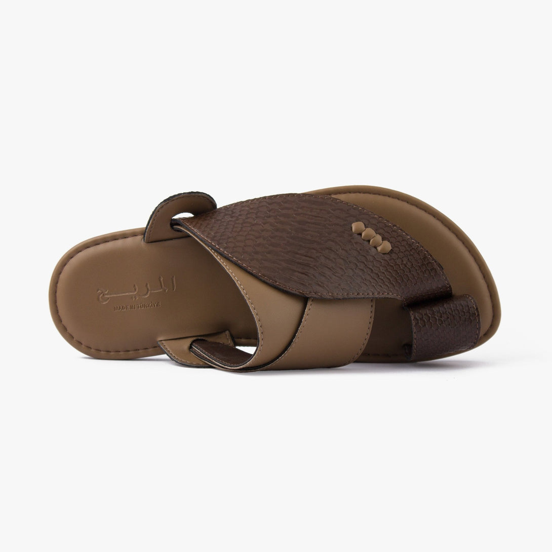 حذاء شرقي تركي ملمس قشري (المريح)