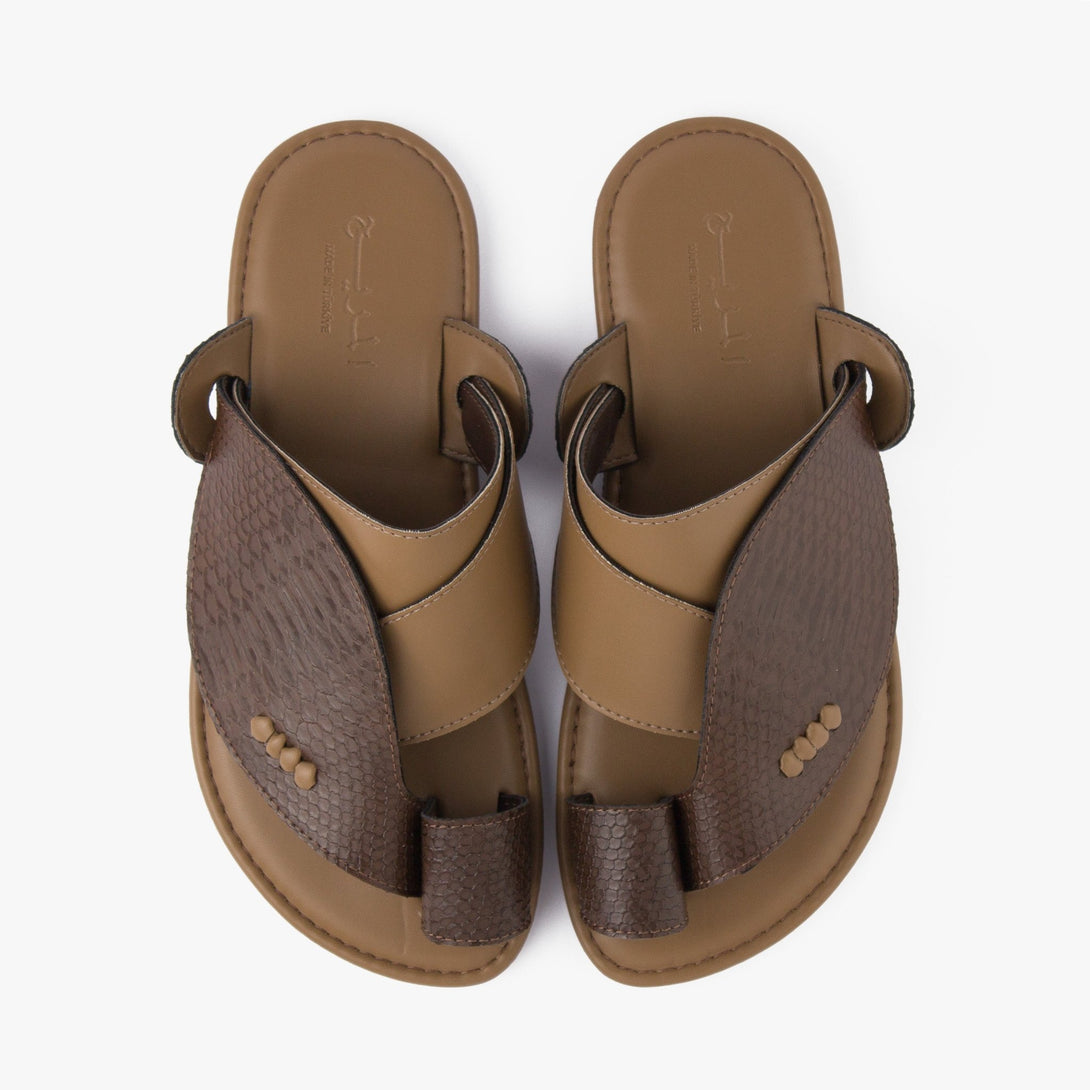 حذاء شرقي تركي ملمس قشري (المريح)