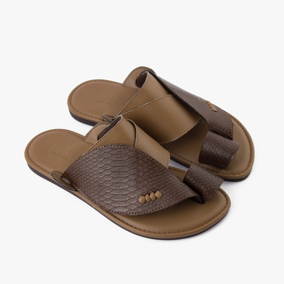 حذاء شرقي تركي ملمس قشري (المريح)