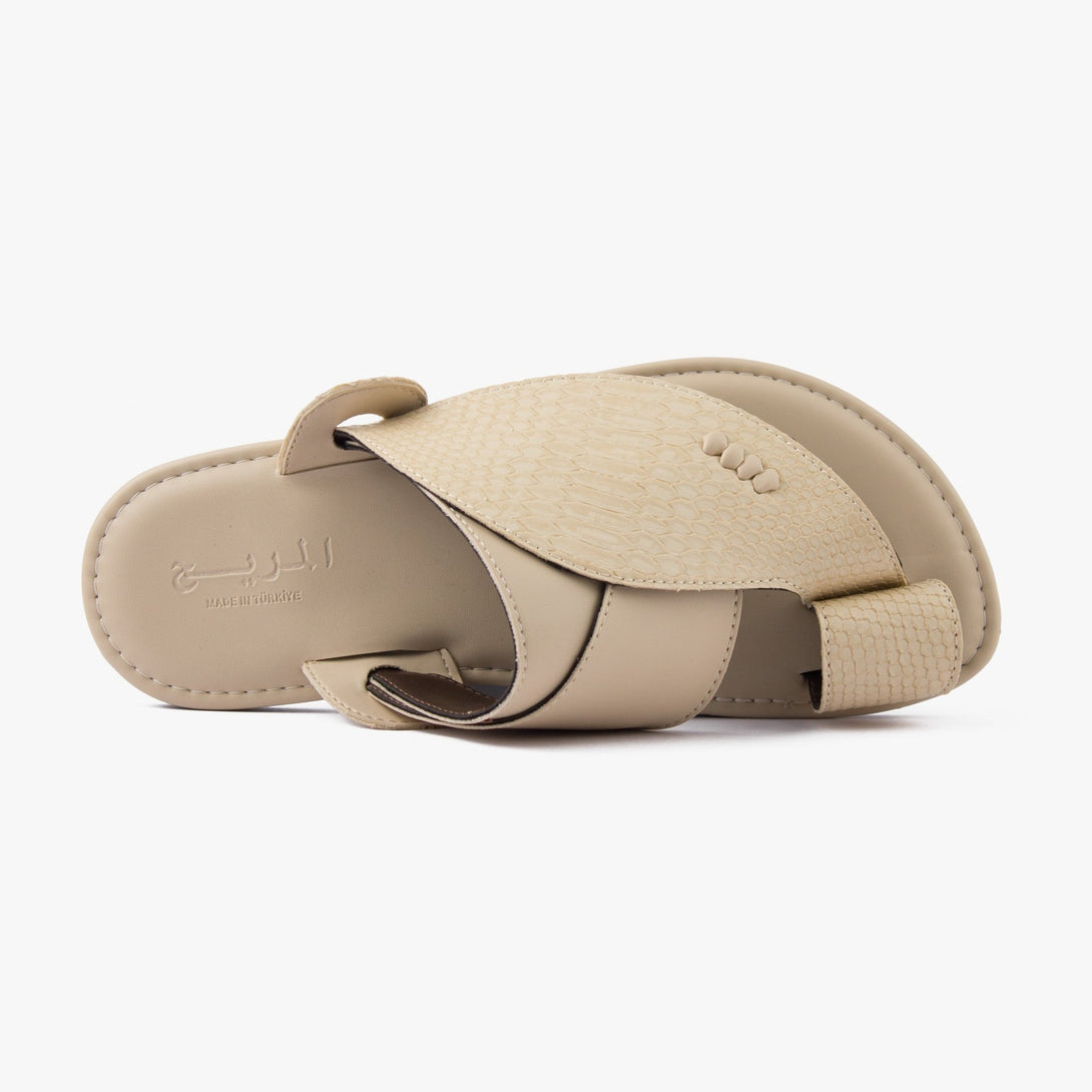 حذاء شرقي تركي ملمس قشري (المريح)