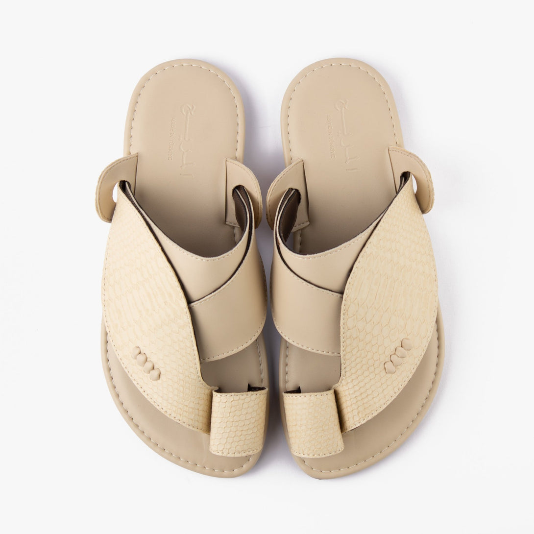 حذاء شرقي تركي ملمس قشري (المريح)