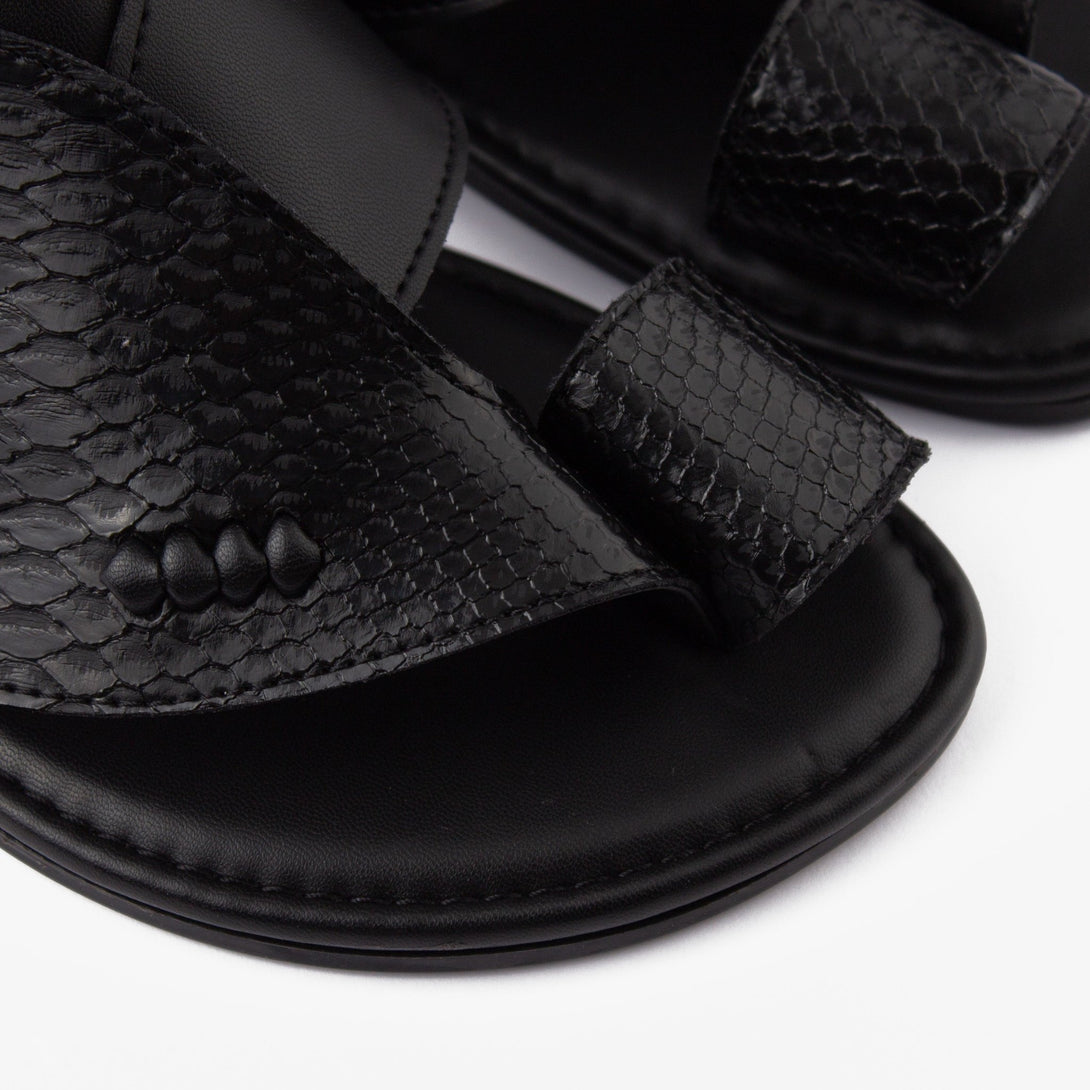 حذاء شرقي تركي ملمس قشري (المريح)