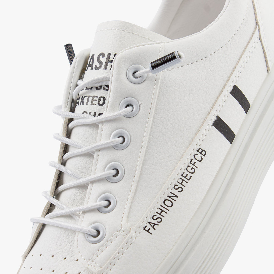 كلاريوس | حذاء كاجوال رجالي أبيض/أسود من كلاريوس 5