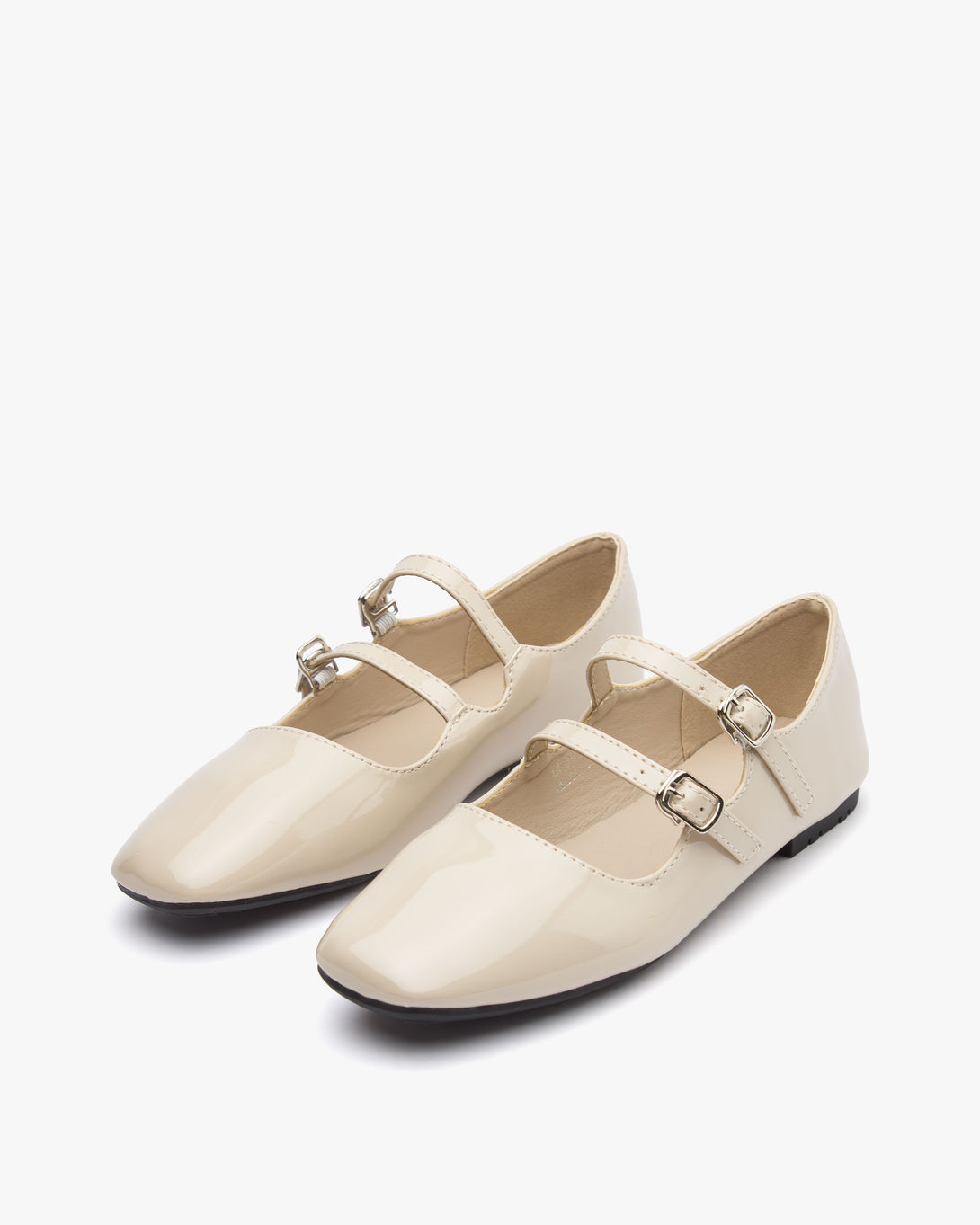 حذاء فلات ماري جين لامع