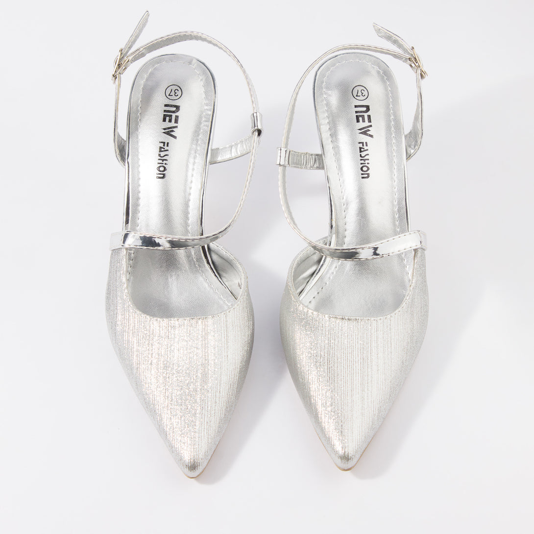 حذاء نسائي كعب متوسط سلاينغ باك