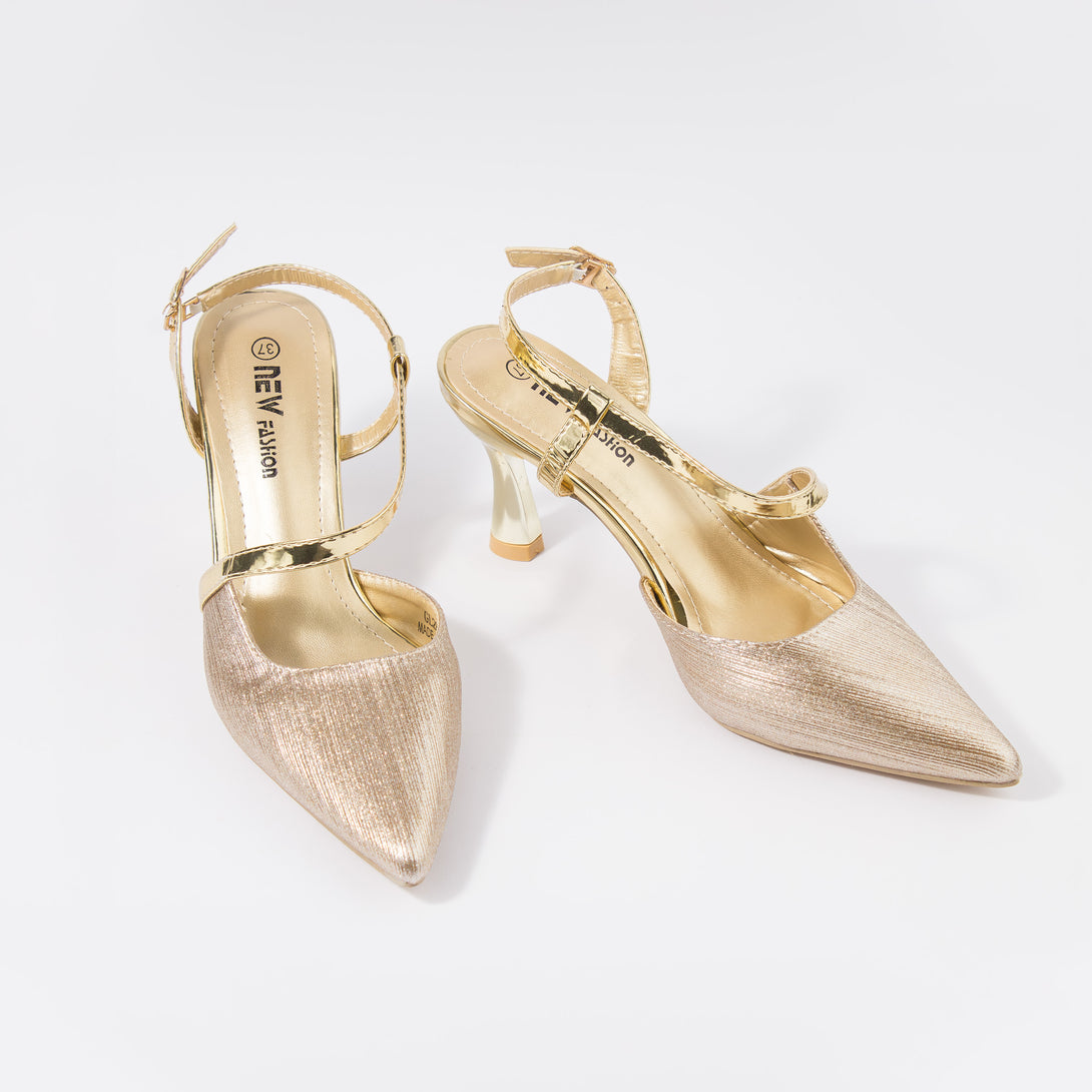 حذاء نسائي كعب متوسط سلاينغ باك