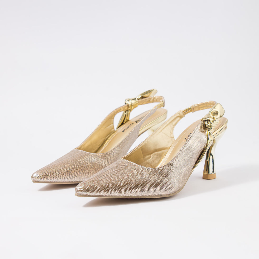 حذاء نسائي كعب متوسط سلاينغ باك