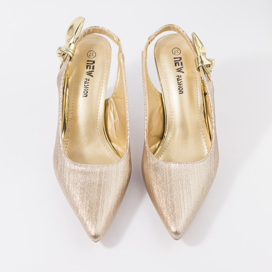 حذاء نسائي كعب متوسط سلاينغ باك