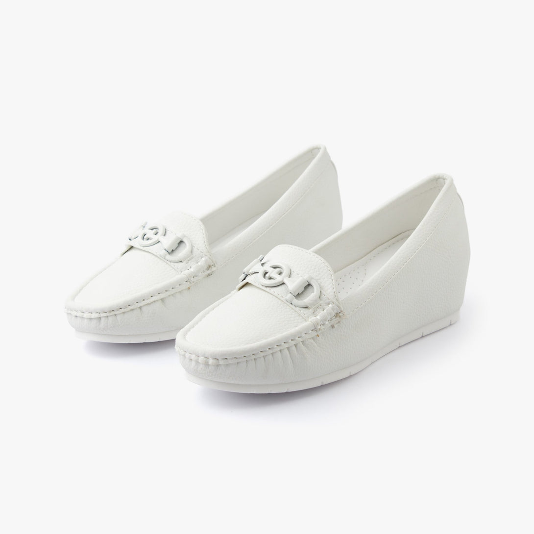 حذاء لوفر بكعب ويدج نسائي