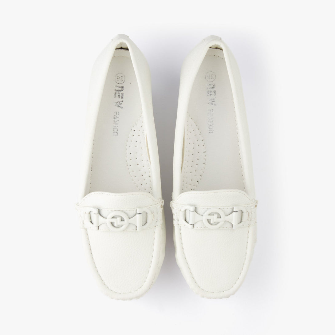 حذاء لوفر بكعب ويدج نسائي