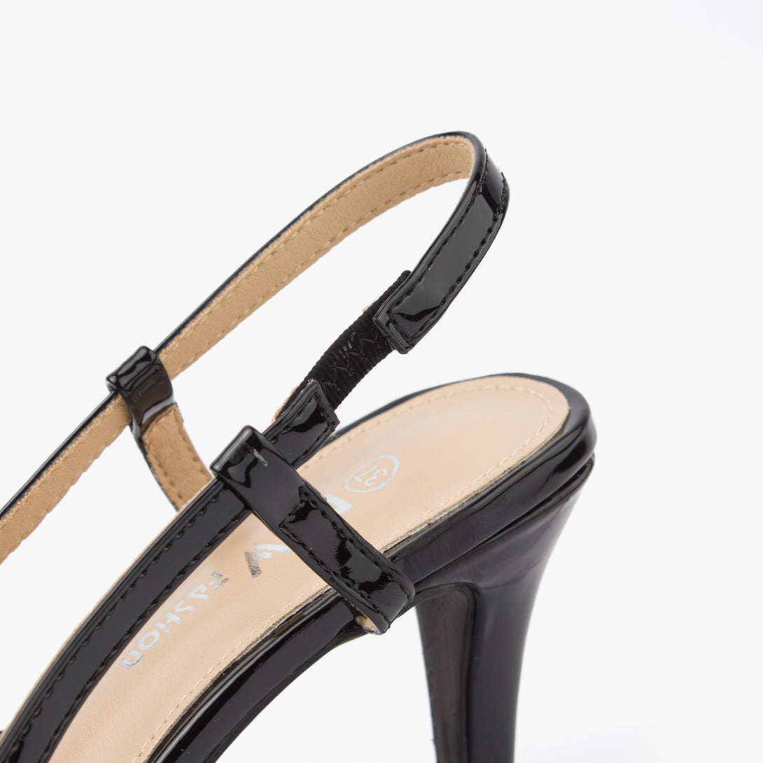 حذاء نسائي كعب متوسط سلاينغ باك