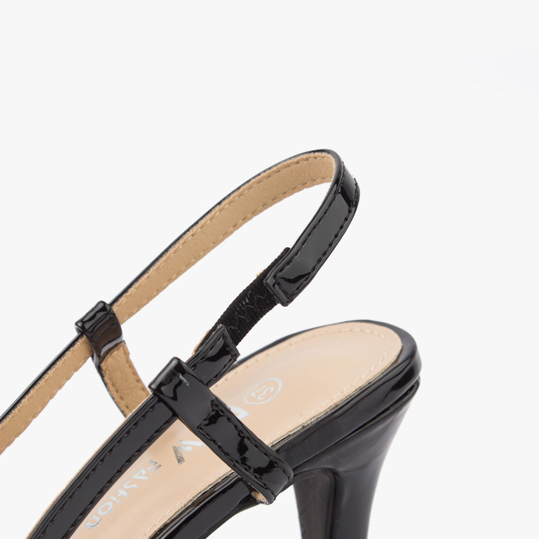 حذاء نسائي كعب متوسط سلاينغ باك