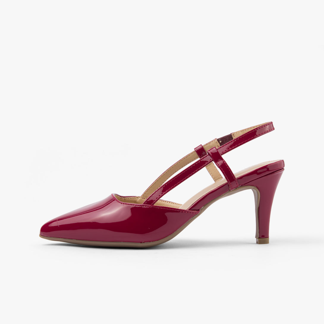 حذاء نسائي كعب متوسط سلاينغ باك