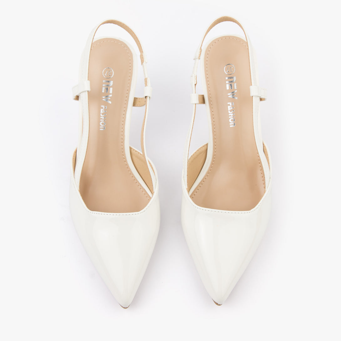 حذاء نسائي كعب متوسط سلاينغ باك