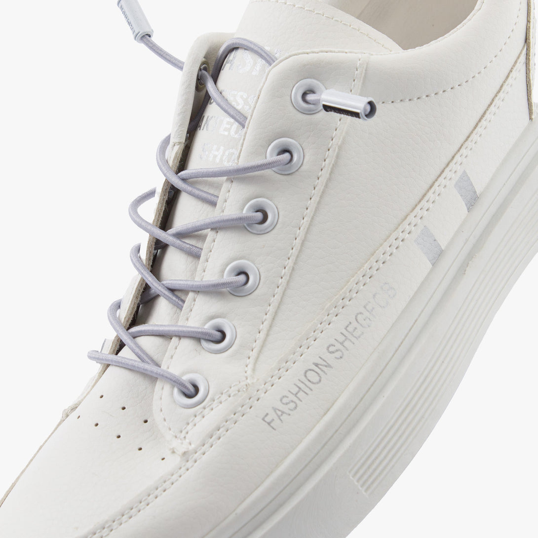 كلاريوس | حذاء كاجوال رجالي أبيض/رصاصي من كلاريوس 5